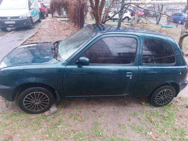 Зелений Ніссан Мікра, об'ємом двигуна 1 л та пробігом 208 тис. км за 1093 $, фото 1 на Automoto.ua