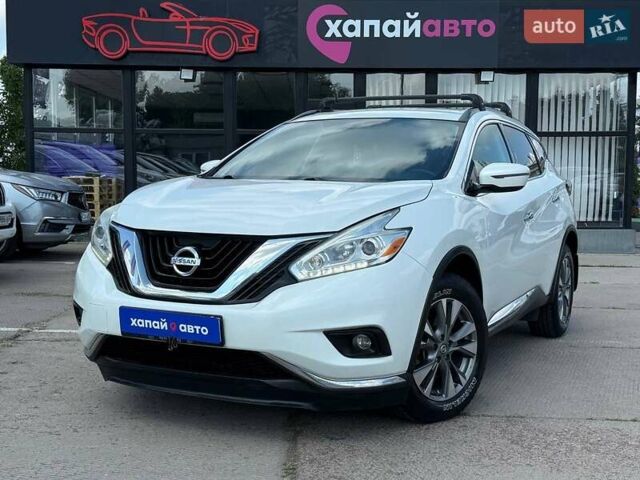 Белый Ниссан Мурано, объемом двигателя 3.5 л и пробегом 214 тыс. км за 13900 $, фото 1 на Automoto.ua