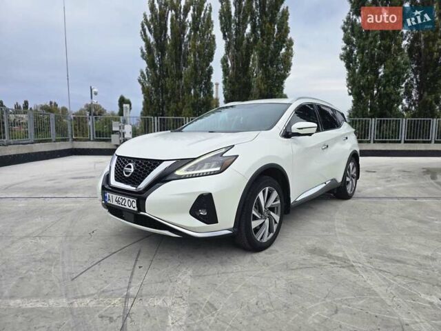 Белый Ниссан Мурано, объемом двигателя 3.5 л и пробегом 82 тыс. км за 21000 $, фото 1 на Automoto.ua