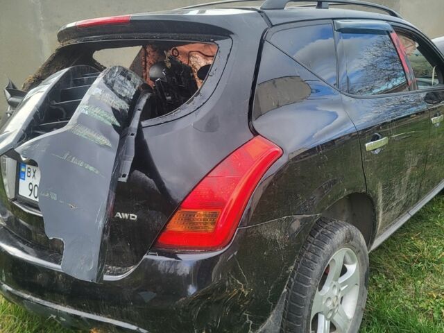 Черный Ниссан Мурано, объемом двигателя 3.5 л и пробегом 270 тыс. км за 2200 $, фото 1 на Automoto.ua