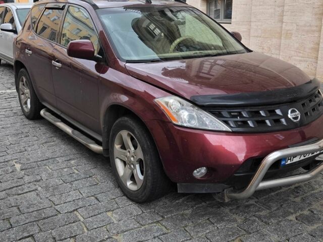 Красный Ниссан Мурано, объемом двигателя 3.5 л и пробегом 167 тыс. км за 6471 $, фото 1 на Automoto.ua