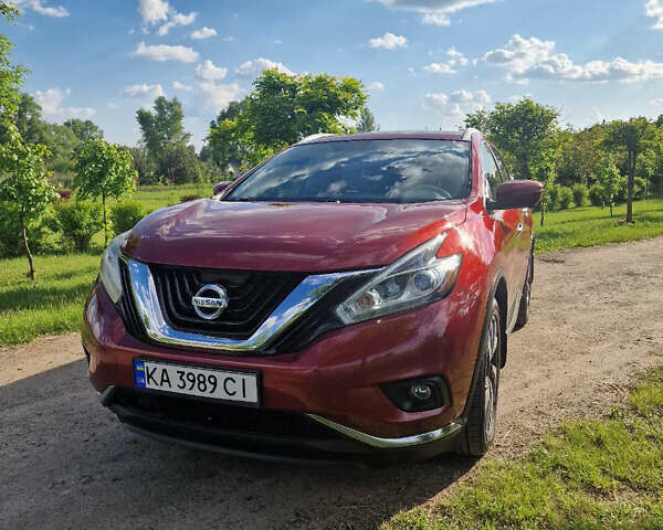 Красный Ниссан Мурано, объемом двигателя 3.5 л и пробегом 190 тыс. км за 18000 $, фото 1 на Automoto.ua