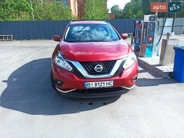 Красный Ниссан Мурано, объемом двигателя 3.5 л и пробегом 91 тыс. км за 17800 $, фото 1 на Automoto.ua