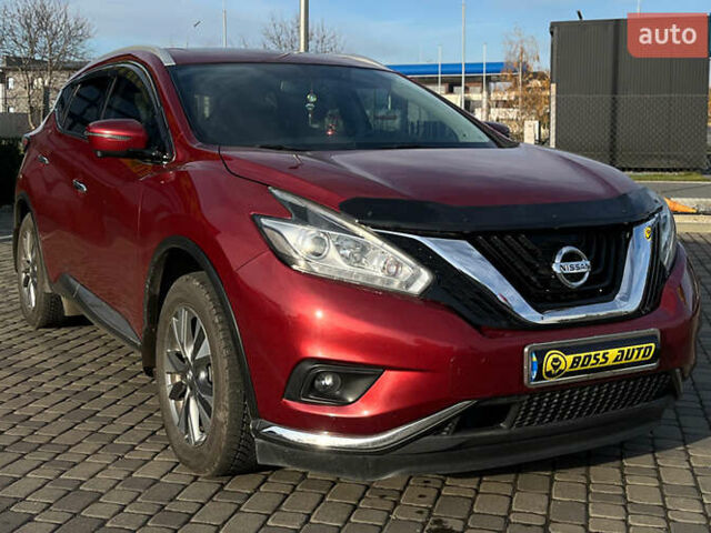 Красный Ниссан Мурано, объемом двигателя 3.5 л и пробегом 143 тыс. км за 18800 $, фото 1 на Automoto.ua