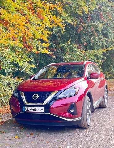 Красный Ниссан Мурано, объемом двигателя 3.5 л и пробегом 103 тыс. км за 18900 $, фото 1 на Automoto.ua