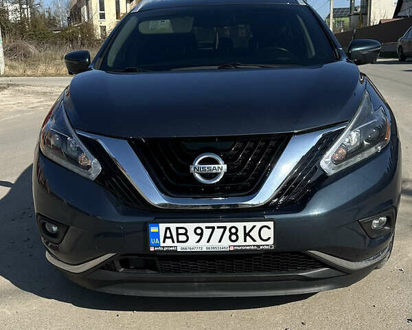 Синий Ниссан Мурано, объемом двигателя 3.5 л и пробегом 149 тыс. км за 16400 $, фото 1 на Automoto.ua