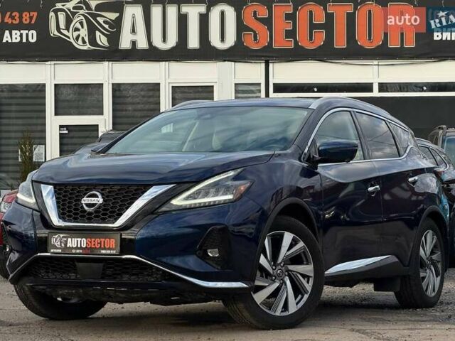 Синий Ниссан Мурано, объемом двигателя 3.5 л и пробегом 102 тыс. км за 19500 $, фото 1 на Automoto.ua