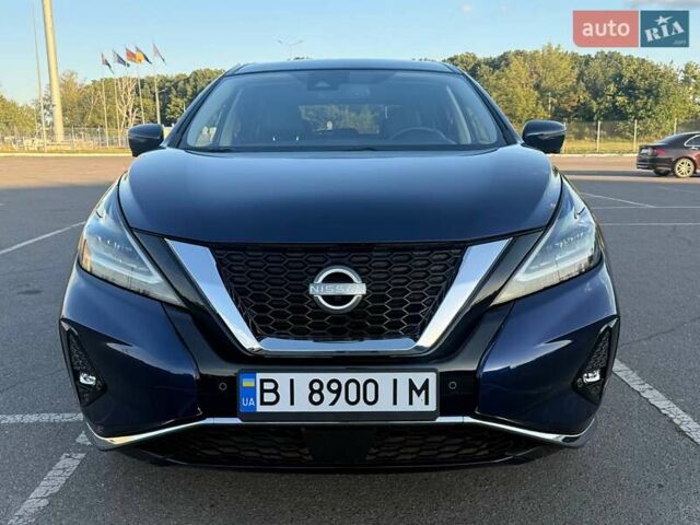 Синий Ниссан Мурано, объемом двигателя 3.5 л и пробегом 76 тыс. км за 23700 $, фото 1 на Automoto.ua