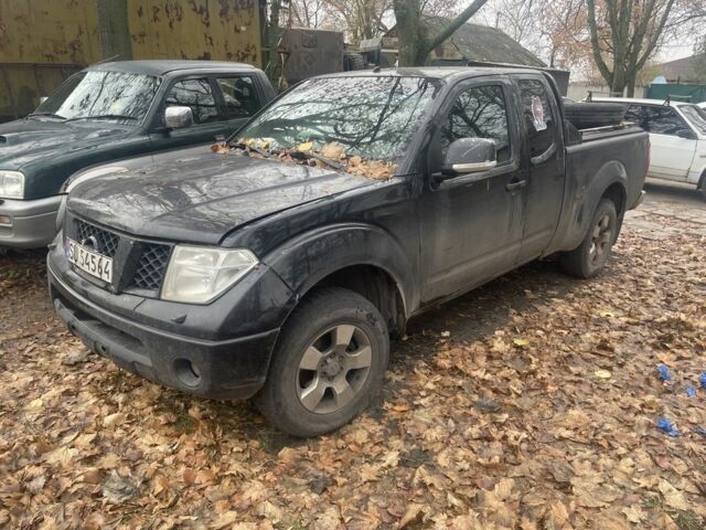 Черный Ниссан Навара, объемом двигателя 2.5 л и пробегом 200 тыс. км за 4000 $, фото 1 на Automoto.ua