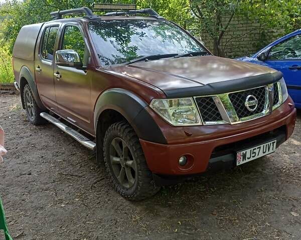 Коричневый Ниссан Навара, объемом двигателя 2.5 л и пробегом 280 тыс. км за 7000 $, фото 1 на Automoto.ua