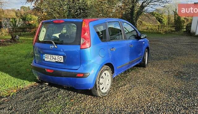 Синий Ниссан Ноут, объемом двигателя 1.4 л и пробегом 290 тыс. км за 4000 $, фото 1 на Automoto.ua