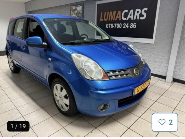 Синий Ниссан Ноут, объемом двигателя 1.4 л и пробегом 202 тыс. км за 5700 $, фото 1 на Automoto.ua