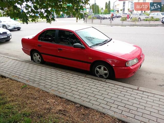 Красный Ниссан Примера, объемом двигателя 2 л и пробегом 400 тыс. км за 1800 $, фото 1 на Automoto.ua