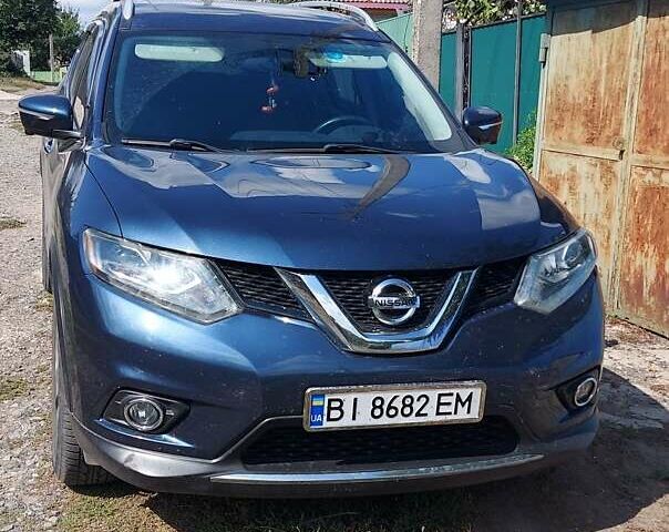 Синий Ниссан Rogue, объемом двигателя 2.5 л и пробегом 196 тыс. км за 12150 $, фото 1 на Automoto.ua