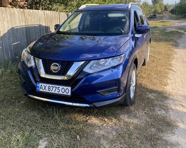 Синий Ниссан Rogue, объемом двигателя 2.49 л и пробегом 75 тыс. км за 16500 $, фото 1 на Automoto.ua