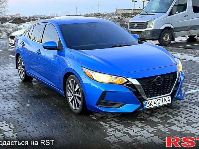 Синий Ниссан Сентра, объемом двигателя 2 л и пробегом 84 тыс. км за 14700 $, фото 1 на Automoto.ua