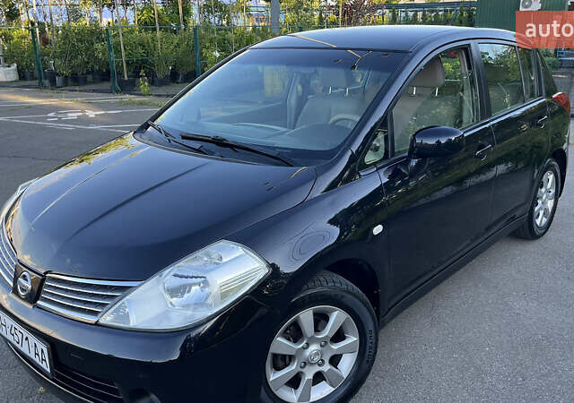 Чорний Ніссан Тііда, об'ємом двигуна 1.6 л та пробігом 136 тис. км за 6700 $, фото 1 на Automoto.ua