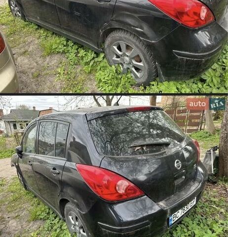 Черный Ниссан Тиида, объемом двигателя 1.6 л и пробегом 130 тыс. км за 3446 $, фото 1 на Automoto.ua