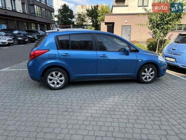 Синий Ниссан Тиида, объемом двигателя 1.6 л и пробегом 127 тыс. км за 5700 $, фото 1 на Automoto.ua