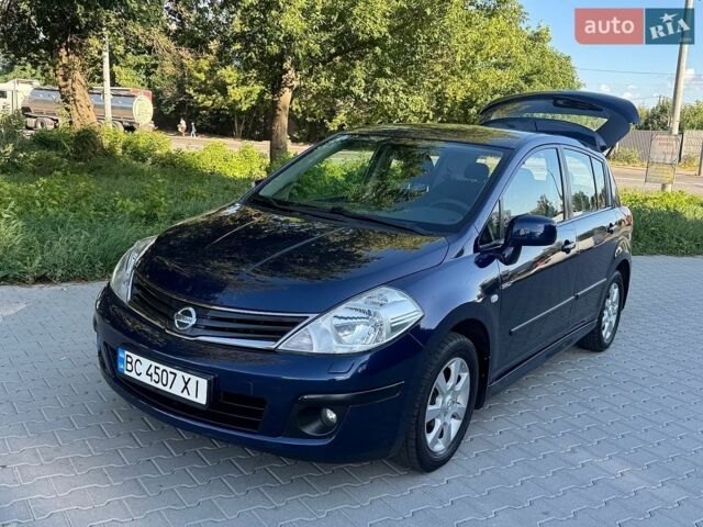 Синій Ніссан Тііда, об'ємом двигуна 1.6 л та пробігом 76 тис. км за 10500 $, фото 1 на Automoto.ua