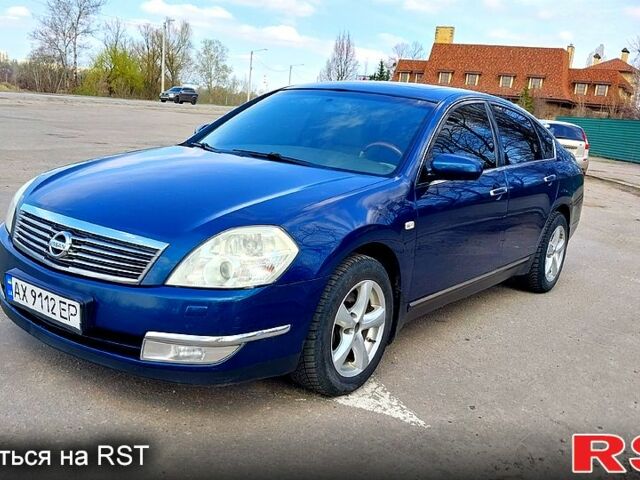 Синий Ниссан Теана, объемом двигателя 3.5 л и пробегом 224 тыс. км за 6000 $, фото 1 на Automoto.ua