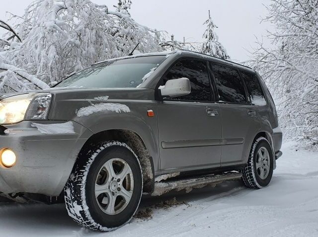 Серый Ниссан ИксТрейл, объемом двигателя 2 л и пробегом 373 тыс. км за 5200 $, фото 1 на Automoto.ua