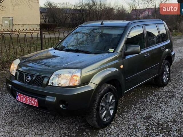 Зеленый Ниссан ИксТрейл, объемом двигателя 2 л и пробегом 145 тыс. км за 7250 $, фото 1 на Automoto.ua