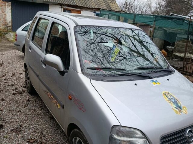 Сірий Опель Агіла, об'ємом двигуна 1 л та пробігом 172 тис. км за 3100 $, фото 1 на Automoto.ua