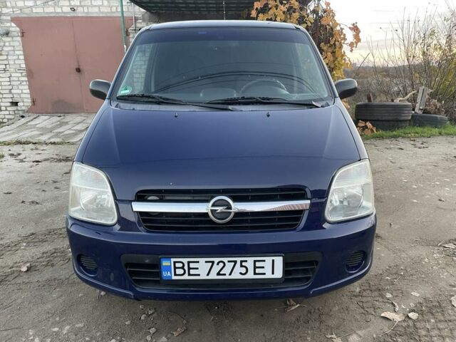 Синий Опель Агила, объемом двигателя 1 л и пробегом 184 тыс. км за 3500 $, фото 1 на Automoto.ua