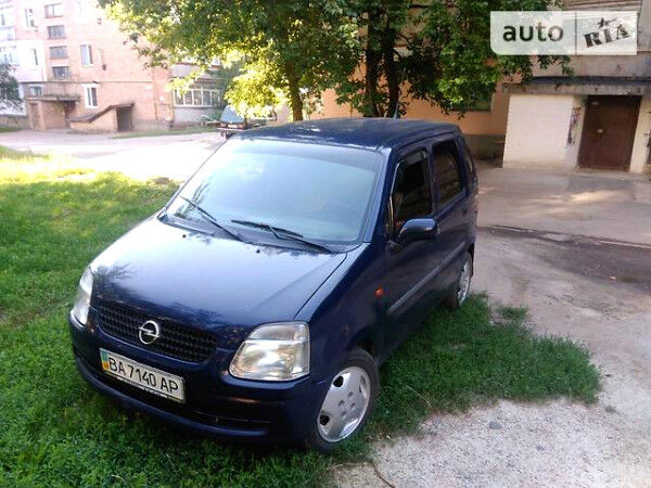 Синій Опель Агіла, об'ємом двигуна 1 л та пробігом 173 тис. км за 3999 $, фото 1 на Automoto.ua