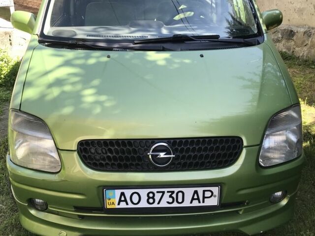Зеленый Опель Агила, объемом двигателя 1.2 л и пробегом 210 тыс. км за 2200 $, фото 1 на Automoto.ua