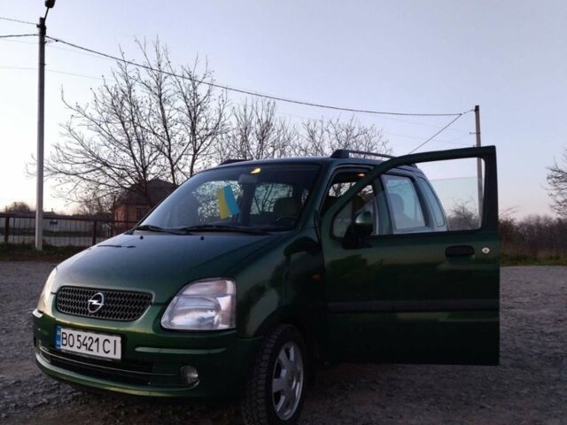 Зеленый Опель Агила, объемом двигателя 1 л и пробегом 191 тыс. км за 2650 $, фото 1 на Automoto.ua