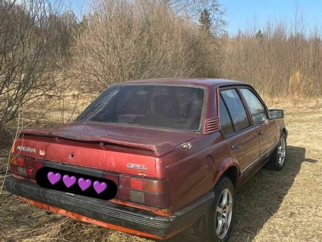 Красный Опель Аскона, объемом двигателя 1.8 л и пробегом 66 тыс. км за 800 $, фото 1 на Automoto.ua