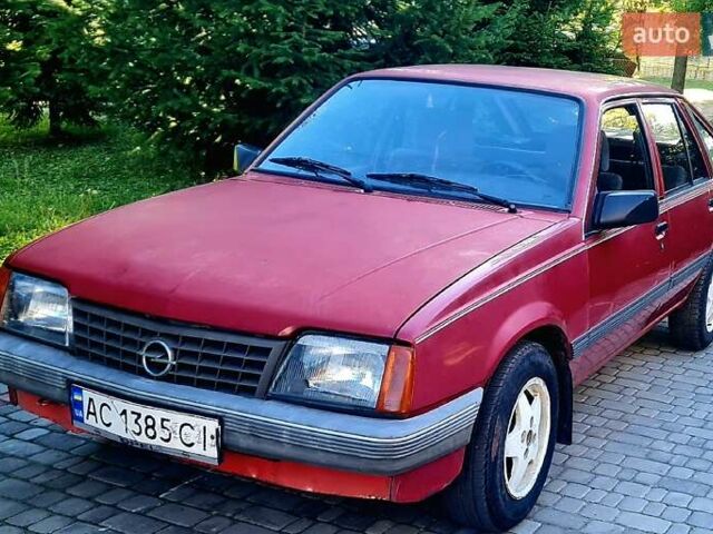 Опель Аскона 1986 в Ратно на Automoto.ua Красный Опель Аскона, объемом двигателя 1.6 л и пробегом 300 тыс. км за 800 $, фото 1 на Automoto.ua