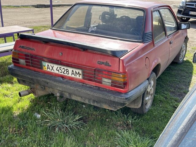 Червоний Опель Аскона, об'ємом двигуна 1.6 л та пробігом 100 тис. км за 650 $, фото 1 на Automoto.ua