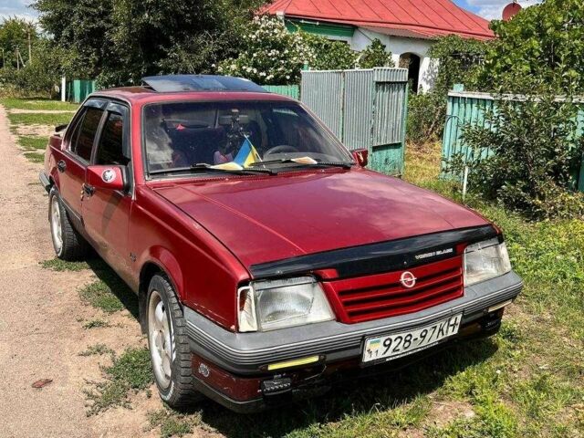 Красный Опель Аскона, объемом двигателя 1.8 л и пробегом 100 тыс. км за 350 $, фото 1 на Automoto.ua