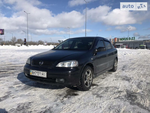 Чорний Опель Астра Г, об'ємом двигуна 1.6 л та пробігом 190 тис. км за 4200 $, фото 1 на Automoto.ua