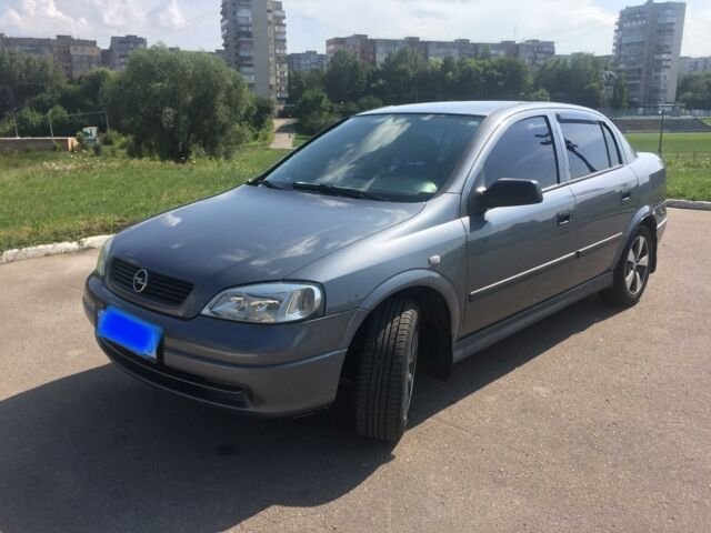 Сірий Опель Астра Г, об'ємом двигуна 1.4 л та пробігом 146 тис. км за 5700 $, фото 1 на Automoto.ua