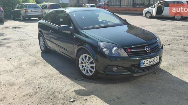 Зеленый Опель Астра ГТЦ, объемом двигателя 1.6 л и пробегом 383 тыс. км за 5000 $, фото 1 на Automoto.ua