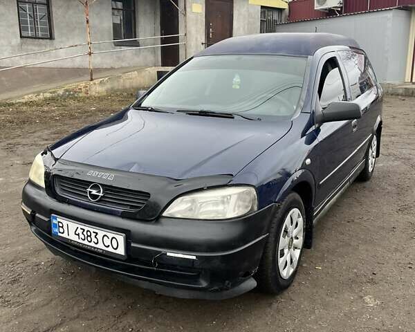 Синий Опель Астра Ван, объемом двигателя 1.69 л и пробегом 380 тыс. км за 2000 $, фото 1 на Automoto.ua