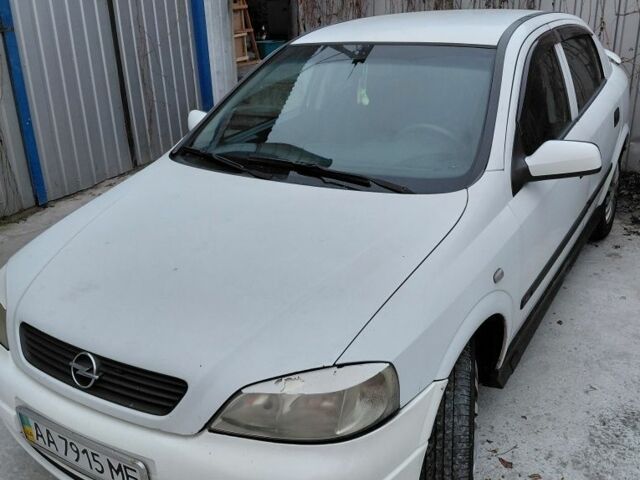 Белый Опель Астра, объемом двигателя 1.4 л и пробегом 260 тыс. км за 2200 $, фото 1 на Automoto.ua