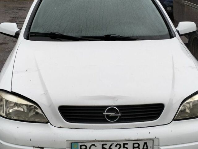 Білий Опель Астра, об'ємом двигуна 1.6 л та пробігом 300 тис. км за 1300 $, фото 1 на Automoto.ua