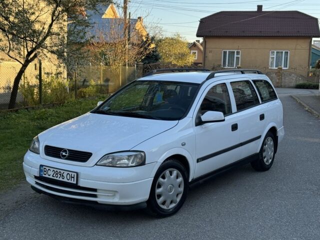 Белый Опель Астра, объемом двигателя 1.7 л и пробегом 370 тыс. км за 2300 $, фото 1 на Automoto.ua