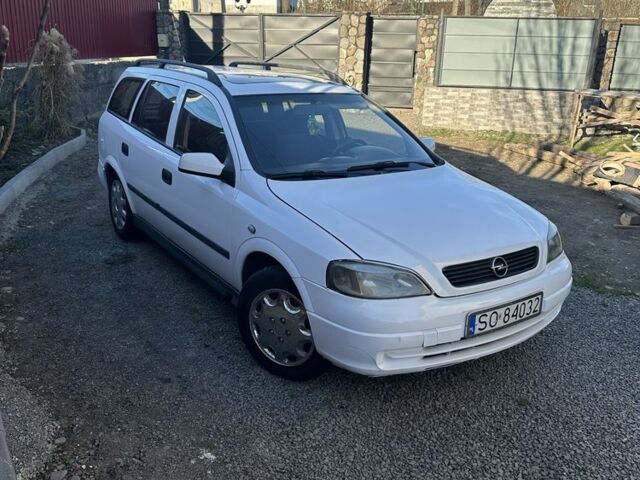 Белый Опель Астра, объемом двигателя 1.7 л и пробегом 236 тыс. км за 1300 $, фото 1 на Automoto.ua