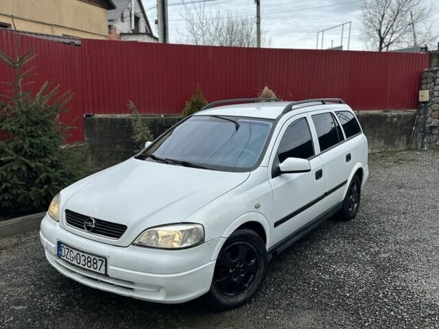 Белый Опель Астра, объемом двигателя 1.7 л и пробегом 300 тыс. км за 1300 $, фото 1 на Automoto.ua