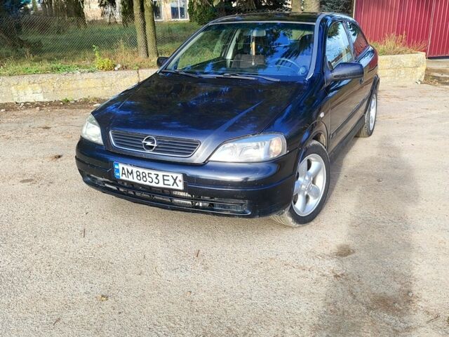 Черный Опель Астра, объемом двигателя 2 л и пробегом 299 тыс. км за 2141 $, фото 1 на Automoto.ua