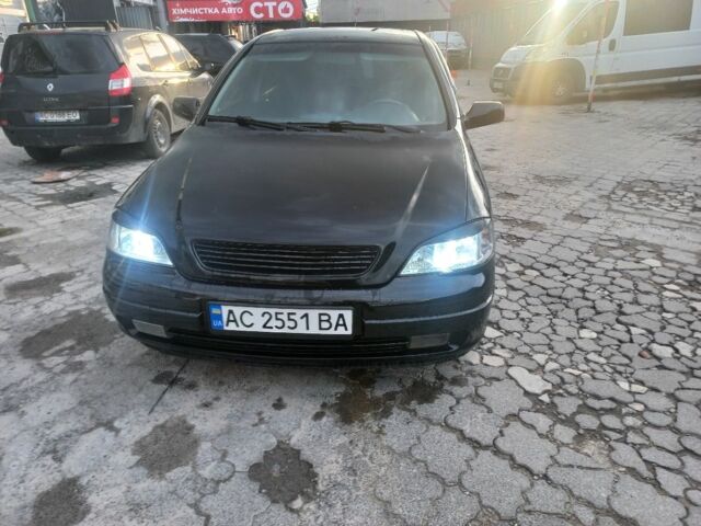 Черный Опель Астра, объемом двигателя 1.6 л и пробегом 2 тыс. км за 3025 $, фото 1 на Automoto.ua