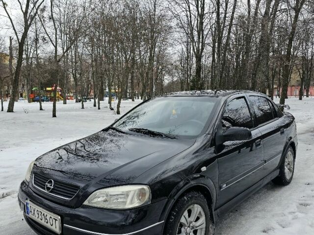 Чорний Опель Астра, об'ємом двигуна 1.6 л та пробігом 282 тис. км за 4486 $, фото 1 на Automoto.ua