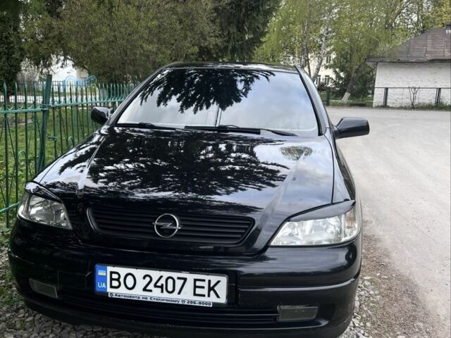 Чорний Опель Астра, об'ємом двигуна 1.6 л та пробігом 230 тис. км за 3622 $, фото 1 на Automoto.ua