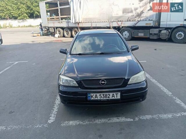 Чорний Опель Астра, об'ємом двигуна 1.6 л та пробігом 315 тис. км за 3500 $, фото 1 на Automoto.ua